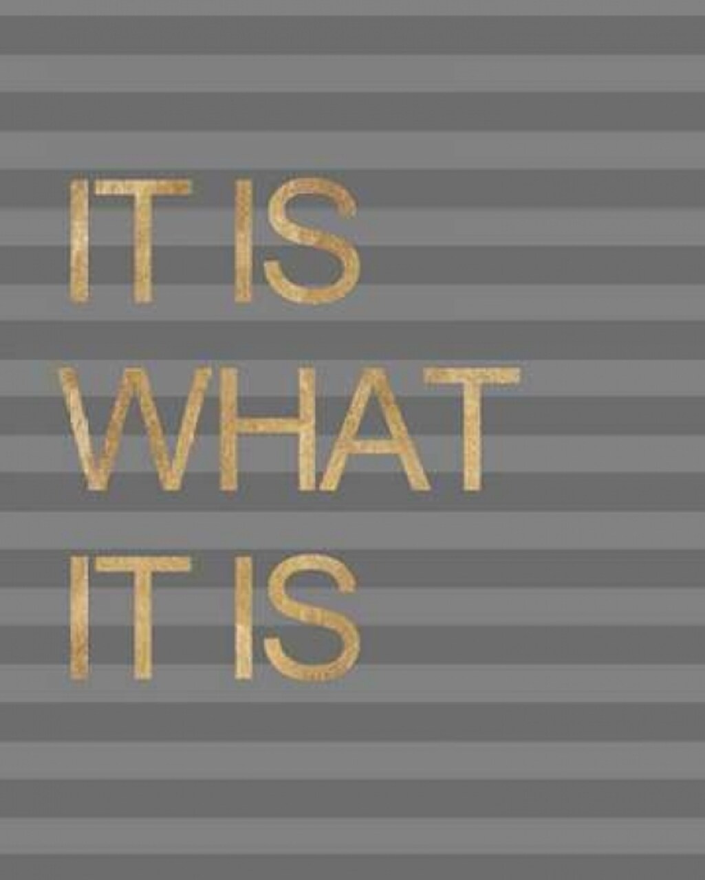 It is What it Is Stripes Poster Print by Miyo Amori - Item # VARPDX929AMO1017